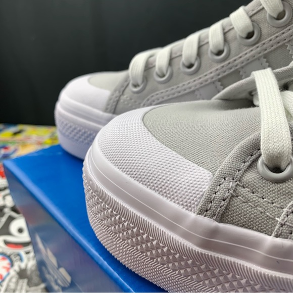 Adidas Nizza Mid Platform Grey Women's Various Sizes - Picture 11 of 13